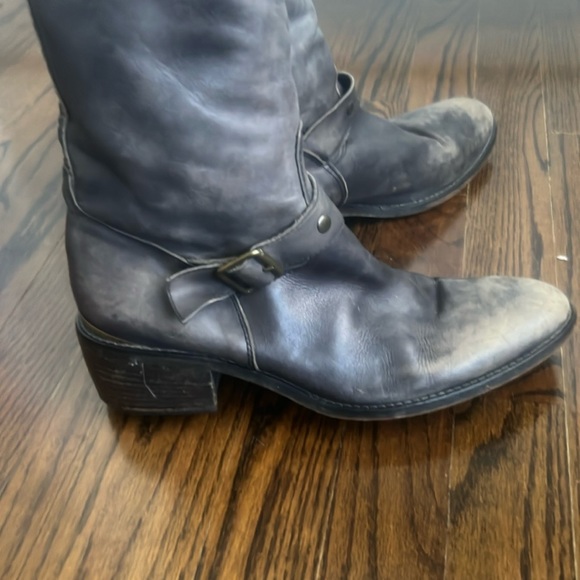 Lavorazione Artigiana leather boots in charcoal color size 39 Great condition - Picture 6 of 10